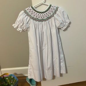 Smocked Christmas dress